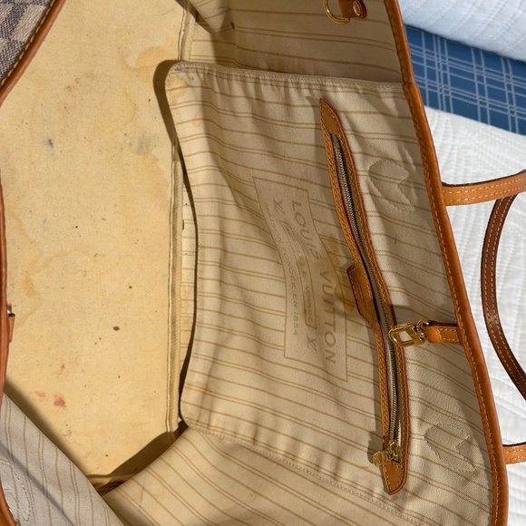 Louis Vuitton Neverfull MM Damier Azur - Picture 4 of 4